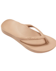 Beige sandal on a white background