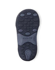 Outsole of Kids Stride Rite SRT Wes sneaker featuring circular traction pods for stability and comfort in toddler movement.