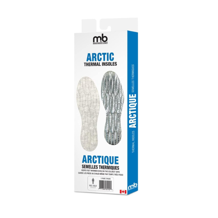 Box containing Artic Wool Thermal insoles.