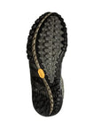 Durable Vibram outsole of Men's Merrell Intercept Sneaker with aggressive tread pattern for superior traction on rugged terrain.