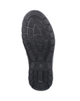 Black light treaded outsole with Rieker logo on heel.