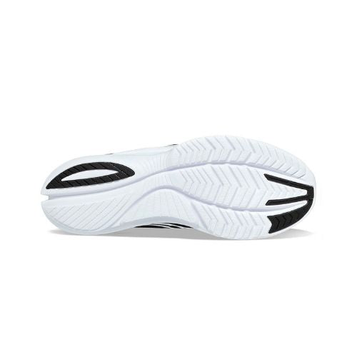 Outsole view of Men's Saucony Convergence Sneaker highlighting durable rubber tread pattern for traction and performance in everyday activities.