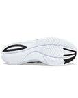 Outsole view of Men's Saucony Convergence Sneaker highlighting durable rubber tread pattern for traction and performance in everyday activities.