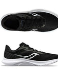 Top and side views of the Men's Saucony Convergence Sneaker showcasing lace-up design, mesh material, and sleek athletic silhouette for casual wear.