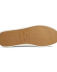 The comfortable Sperry shoes zigzag tread pattern ensures durability, showcased beautifully on a white background.