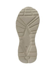 Outsole view of Moea Gen6 Pineapple Laced Sneakers for women, showcasing eco-friendly rubber sole with textured grip design.