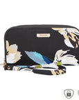 RFID Blocking Double Zip Clutch Wallet