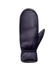 Black women's Auclair Kiva Moccasin Fingermitts made from sheepskin leather with elastic wrist and fleece lining for added insulation.