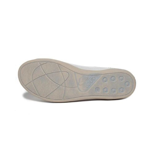 Outsole view of the Cloud Aika women's sneaker showing cushioned, flexible sole with grip pattern for comfort and traction.