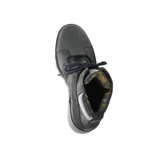 Top view of Blom Wedge Bootie. Lining is beige and black.