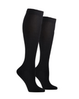 Black cotton knee high socks