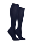 Navy cotton knee high socks