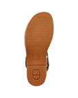 Women's Mephisto Franka Backstrap Sandal outsole view showing shock-absorbing sole with tread pattern for grip and comfort.