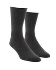Charcoal socks with roll top cuff