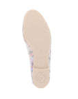 Outsole view of Women's Remonte D0K04 Ballet Leather Flat featuring textured grip and Remonte branding for slip-resistant wear.