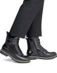 D8488 Lace-Up Ankle Boot