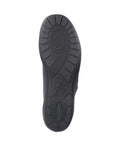 Outsole of Women's Remonte R7600 Velcro Shoe showing flexible, non-slip rubber sole with spiral tread pattern for enhanced grip.