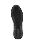 Outsole view of the Remonte D2411 women's sneaker shoe in taupe, featuring a textured rubber sole for enhanced grip and durability.