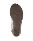 Light treaded brown outsole with Rieker logo on heel.