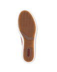 Outsole view of Women's Rieker L59L1 Sneaker showing textured rubber grip for enhanced traction and shock absorption.
