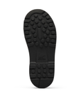 Black rubber outsole with thick dot tread pattern and Sorel logo stamped in middle.