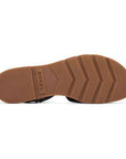 Outsole of Women's Sorel Ella III Sandal with durable rubber tread for traction and everyday wearability.
