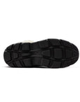 Black rubber outsole with deep tread.