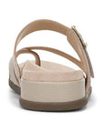 Rear view of Carmela Toe Loop Sandal highlighting cushioned heel and supportive arch design for enhanced foot alignment and comfort.