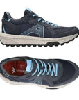 Top and side views of Women's Mephisto Deva Walking Shoes showing breathable mesh, cushioned collar, and lace-up closure for adjustable comfort.