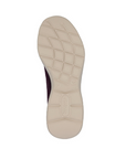 Beige rubber light treaded outsole with Rieker logo on heel.