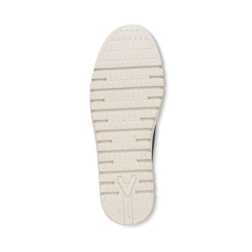 White rubber outsole with Vionic Logo at heel.