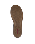 Dot pattern outsole with Red Rieker logo on heel.