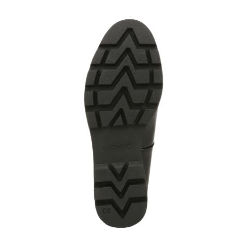 Outsole view of Vionic Willa Wedge women's shoe featuring durable, non-slip tread pattern for enhanced grip and stability.
