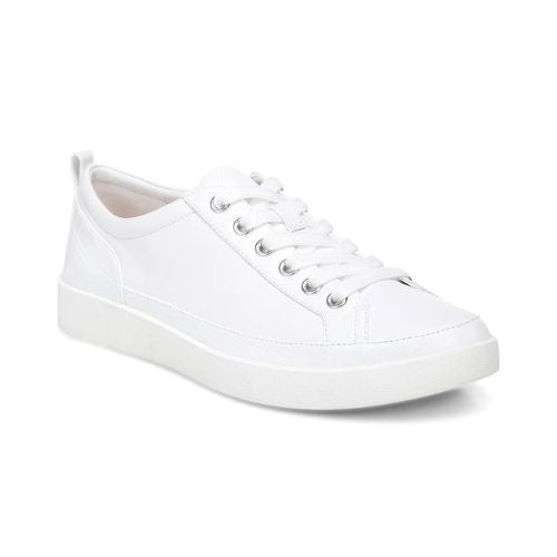 Winny Sneaker - Leather Lace-Up in all-white design. Offers comfort-focused construction with a clean, minimalist look.