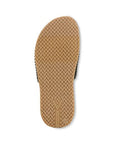 Tan outsole with zig-zag tread design.
