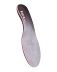 Black insoles with red layer and "Kneed2Move" text at heel.