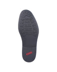 Outsole of Rieker 17659 men's dress shoe showing durable tread pattern. Offers traction and flexibility for all-day comfort.