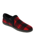 Inside view of the Jacob Slipper. Dual elastic goring for easy on and off.