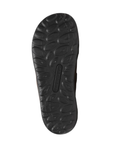 Black light treaded outsole with circle pattern and Merrell logo in middle.