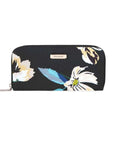 RFID Blocking Single Zip Clutch Wallet