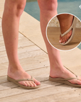 Arch Support Crystal Flip Flop Sandals