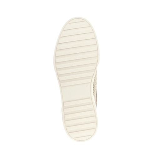 Off white outsole of the Lotta sneaker, displaying light tread.