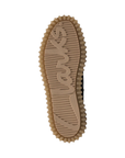 Brown treaded outsole with Clarks logo in the tread pattern.