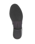 Black light treaded rubber outsole with Remone logo stamped in middle.