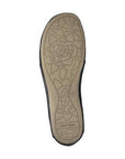 Beige floral pattern outsole with Josef Seibel text and a durable rubber outsole.