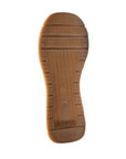 Outsole view of beige Women's Romiks Naomi 02 Ballet Flat featuring textured rubber sole for grip and flexibility in everyday wear.