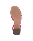 Bottom view of Women's Remonte D1L52 Sling-Back Heel showing textured sole and block heel for enhanced grip and stability.