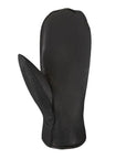 Back view of Women's Auclair Salma Fingermitts made from premium black deer leather, ideal for cold weather apparel and accessories.