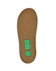 Light textured tan outsole with green El Naturalista branding at heel.