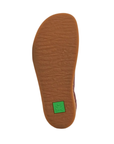 Light textured outsole with green frog logo on heel.